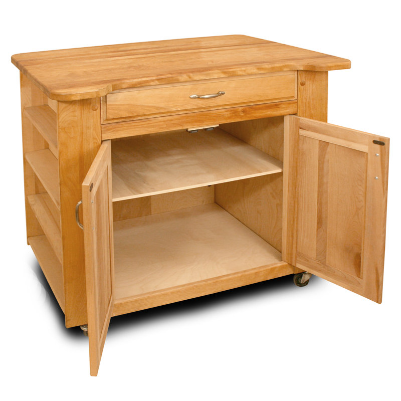 Catskill Craftsmen Kitchen Island with Butcher Block Top & Reviews